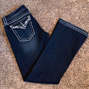 Black Miss Me Bootcut Jeans